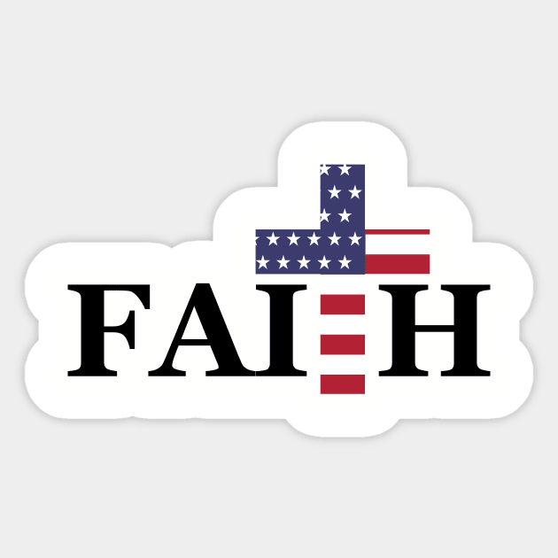 American Faith Sticker by Faith Across the Nation